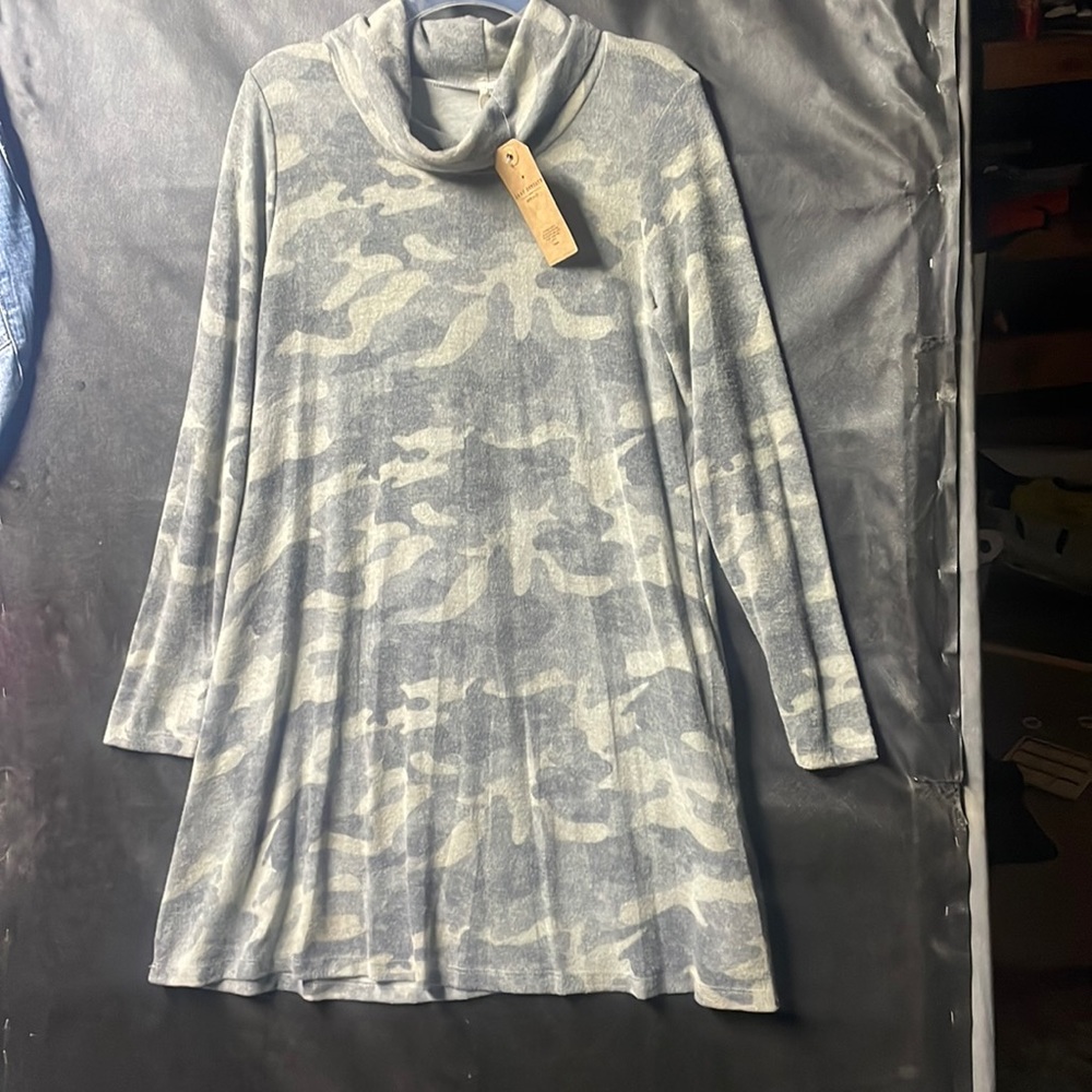 NWT Lazy Sundays camo Dress!  Size small